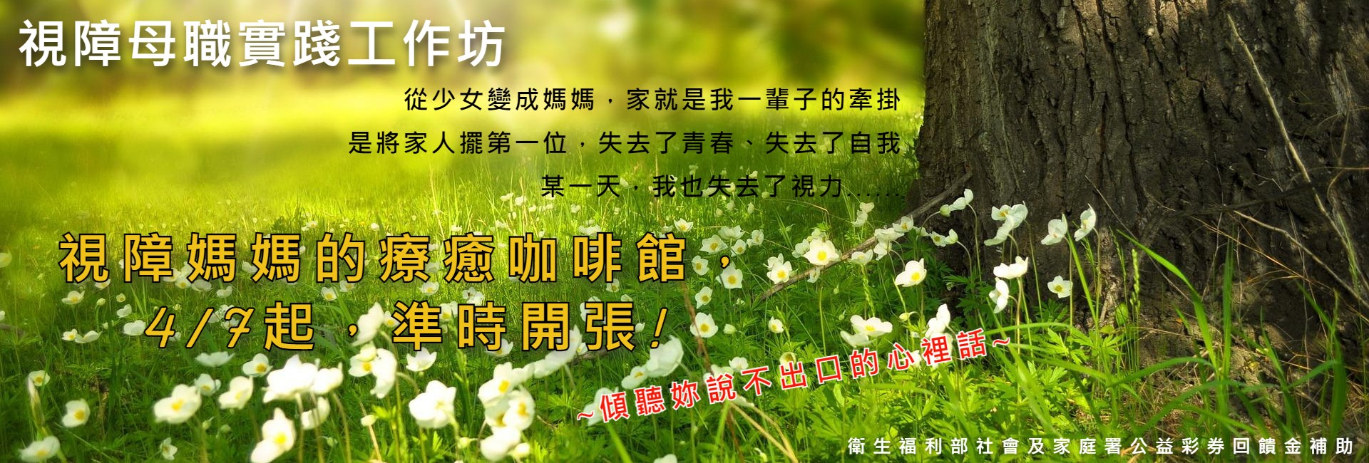 112視障母職實踐暨自我倡議支持方案